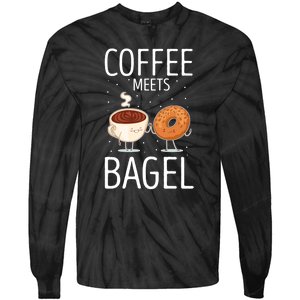 Coffee Meets Bagel Baker Bagels Dough Funny Tie-Dye Long Sleeve Shirt