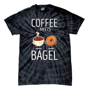 Coffee Meets Bagel Baker Bagels Dough Funny Tie-Dye T-Shirt