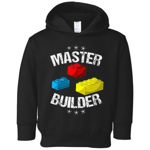 Cool Master Builder Funny Building Blocks Gift Men Women Toddler Hoodie