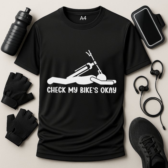 Check My Bike’S Okay Cooling Performance Crew T-Shirt
