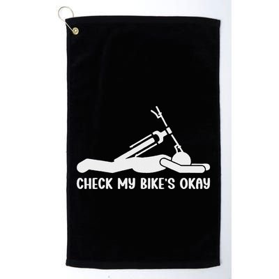 Check My Bike’S Okay Golf Towel