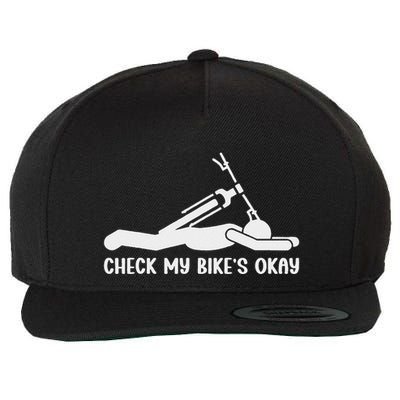 Check My Bike’S Okay Wool Snapback Cap