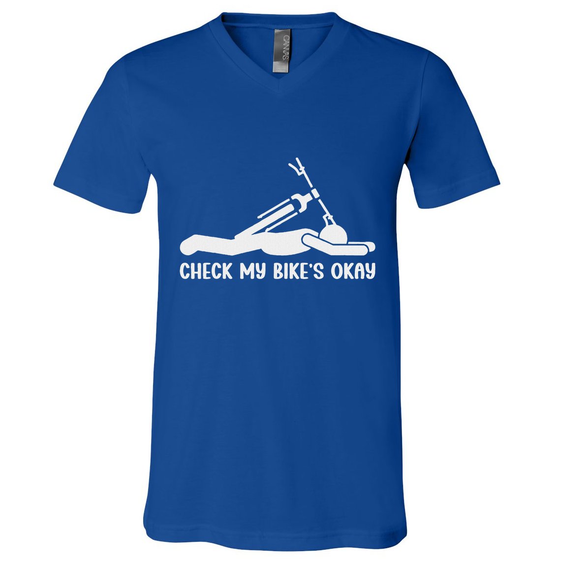 Check My Bike’S Okay V-Neck T-Shirt