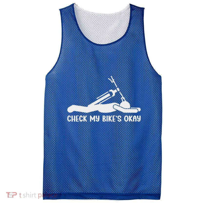 Check My Bike’S Okay Mesh Reversible Basketball Jersey Tank