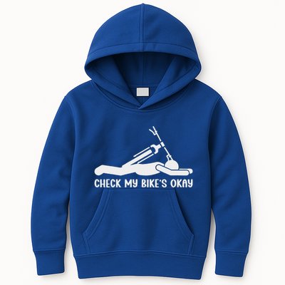 Check My Bike’S Okay Kids Hoodie