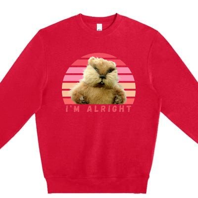 Caddyshack Movie Bushwood Country Club Funny Gopher Premium Crewneck Sweatshirt