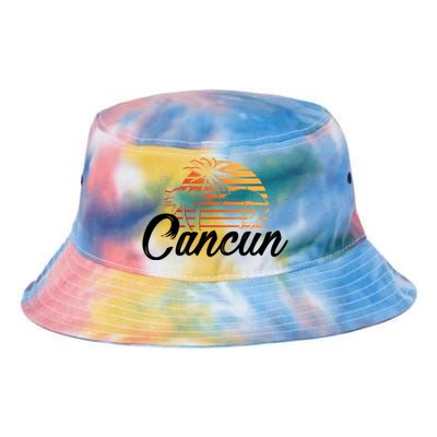 Cancun Mexico Beach Palm Tree Party Destination Gift Tie Dye Newport Bucket Hat