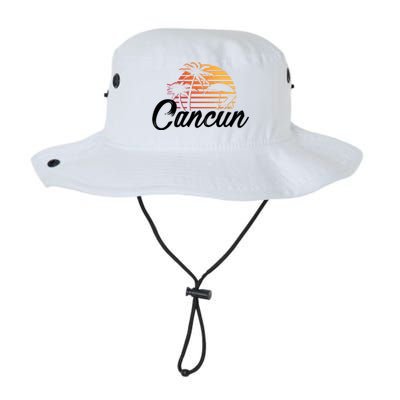 Cancun Mexico Beach Palm Tree Party Destination Gift Legacy Cool Fit Booney Bucket Hat