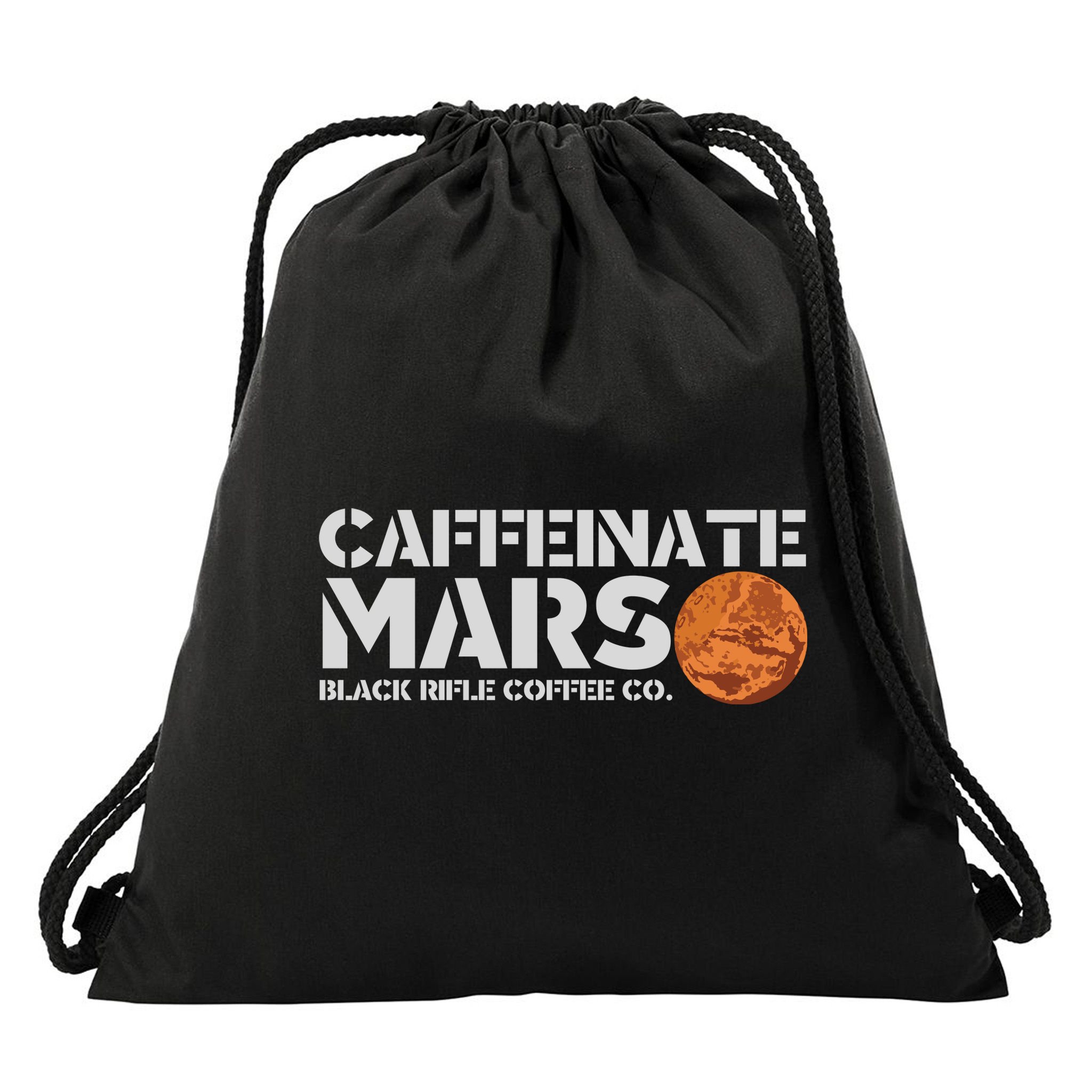 Caffeinate Mars Black Rifle Coffee Co. Drawstring Bag