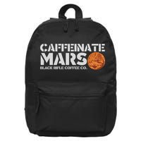 Caffeinate Mars Black Rifle Coffee Co. 16 in Basic Backpack