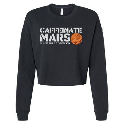 Caffeinate Mars Black Rifle Coffee Co. Cropped Pullover Crew