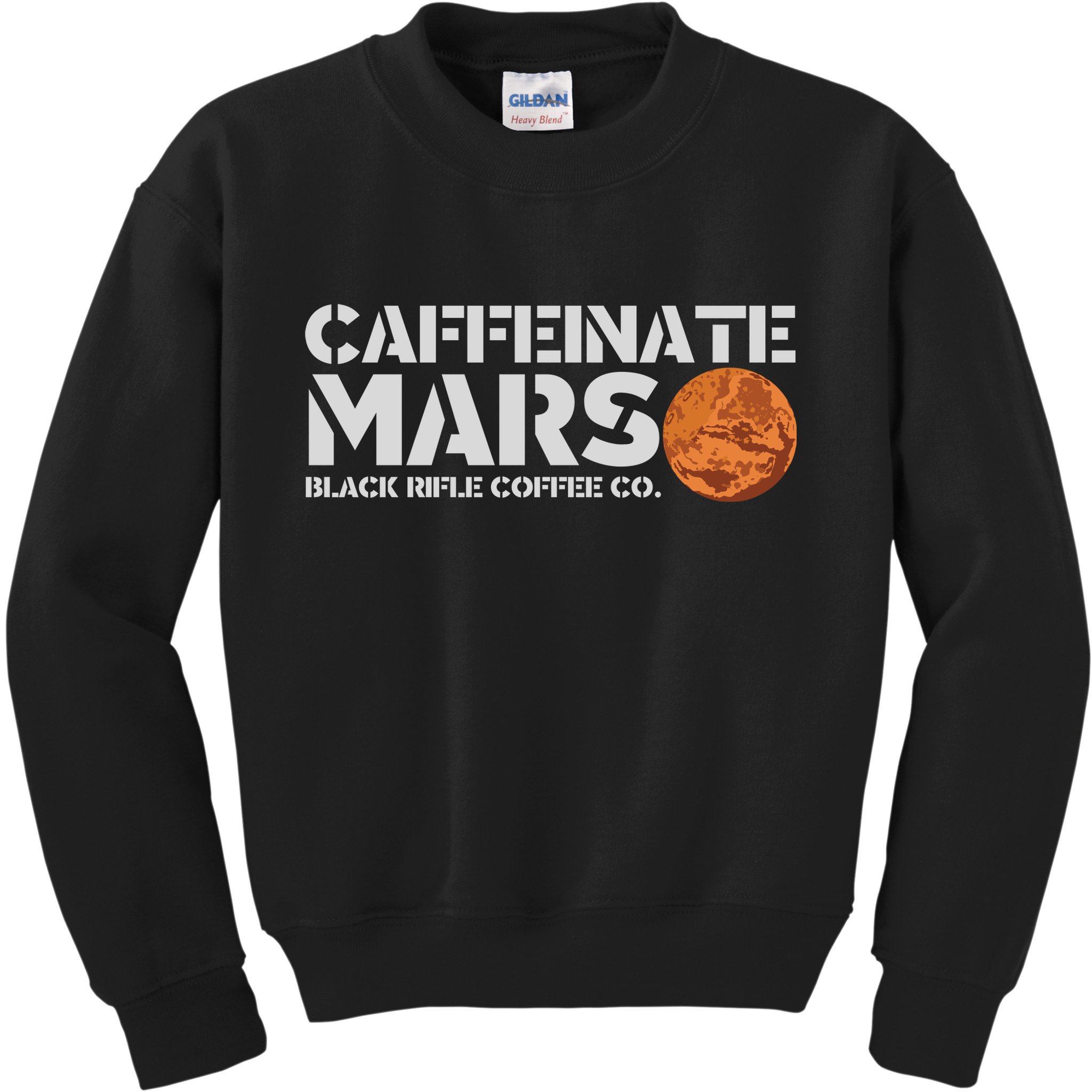 Caffeinate Mars Black Rifle Coffee Co. Kids Sweatshirt