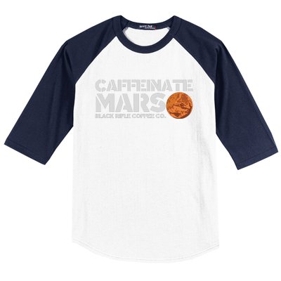 Caffeinate Mars Black Rifle Coffee Co. Baseball Sleeve Shirt