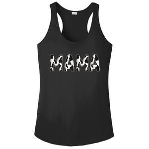 Cow Mama Birthday Family Matching Mothers Day Boy Girl Farm Ladies PosiCharge Competitor Racerback Tank