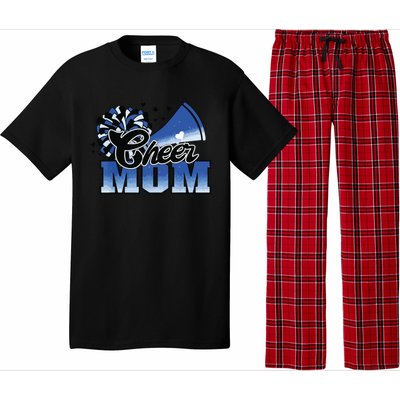 Cheer Mom Blue White Pajama Set