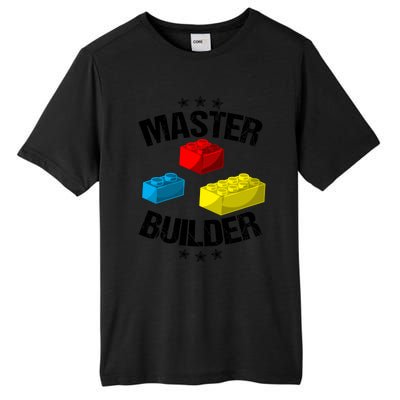 Cool Master Builder Funny Building Blocks Gift Gift Tall Fusion ChromaSoft Performance T-Shirt