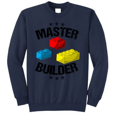 Cool Master Builder Funny Building Blocks Gift Gift Sweatshirt