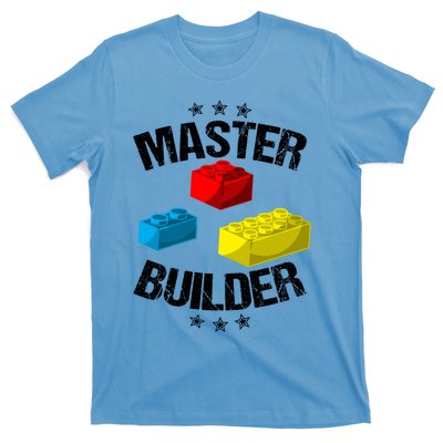 Cool Master Builder Funny Building Blocks Gift Gift T-Shirt