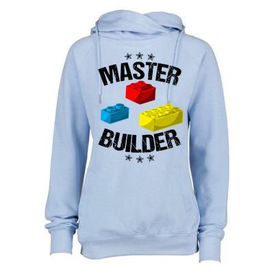 Cool Master Builder Funny Building Blocks Gift Gift Womens Funnel Neck Pullover Hood