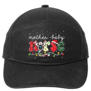 Christmas Mother Baby Nurses Wrap The Best Gifts 7-Panel Snapback Hat