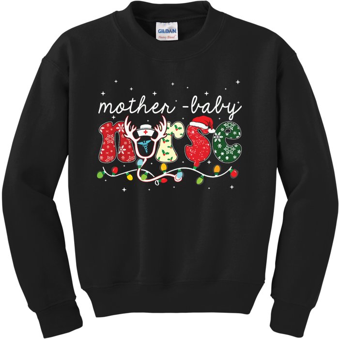 Christmas Mother Baby Nurses Wrap The Best Gifts Kids Sweatshirt