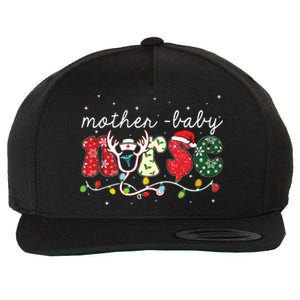 Christmas Mother Baby Nurses Wrap The Best Gifts Wool Snapback Cap