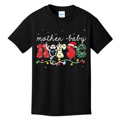 Christmas Mother Baby Nurses Wrap The Best Gifts Kids T-Shirt