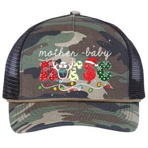 Christmas Mother Baby Nurses Wrap The Best Gifts Retro Rope Trucker Hat Cap