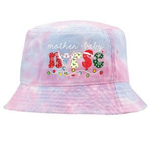 Christmas Mother Baby Nurses Wrap The Best Gifts Tie-Dyed Bucket Hat