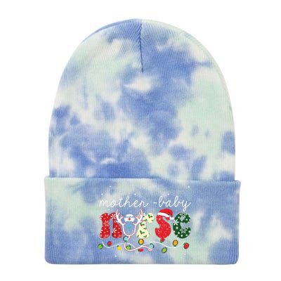 Christmas Mother Baby Nurses Wrap The Best Gifts Tie Dye 12in Knit Beanie