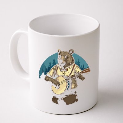 Country Music Bear Banjo Player Awesome Folk Mug