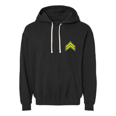 Corporal Military Badge Garment-Dyed Fleece Hoodie