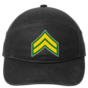 Corporal Military Badge 7-Panel Snapback Hat