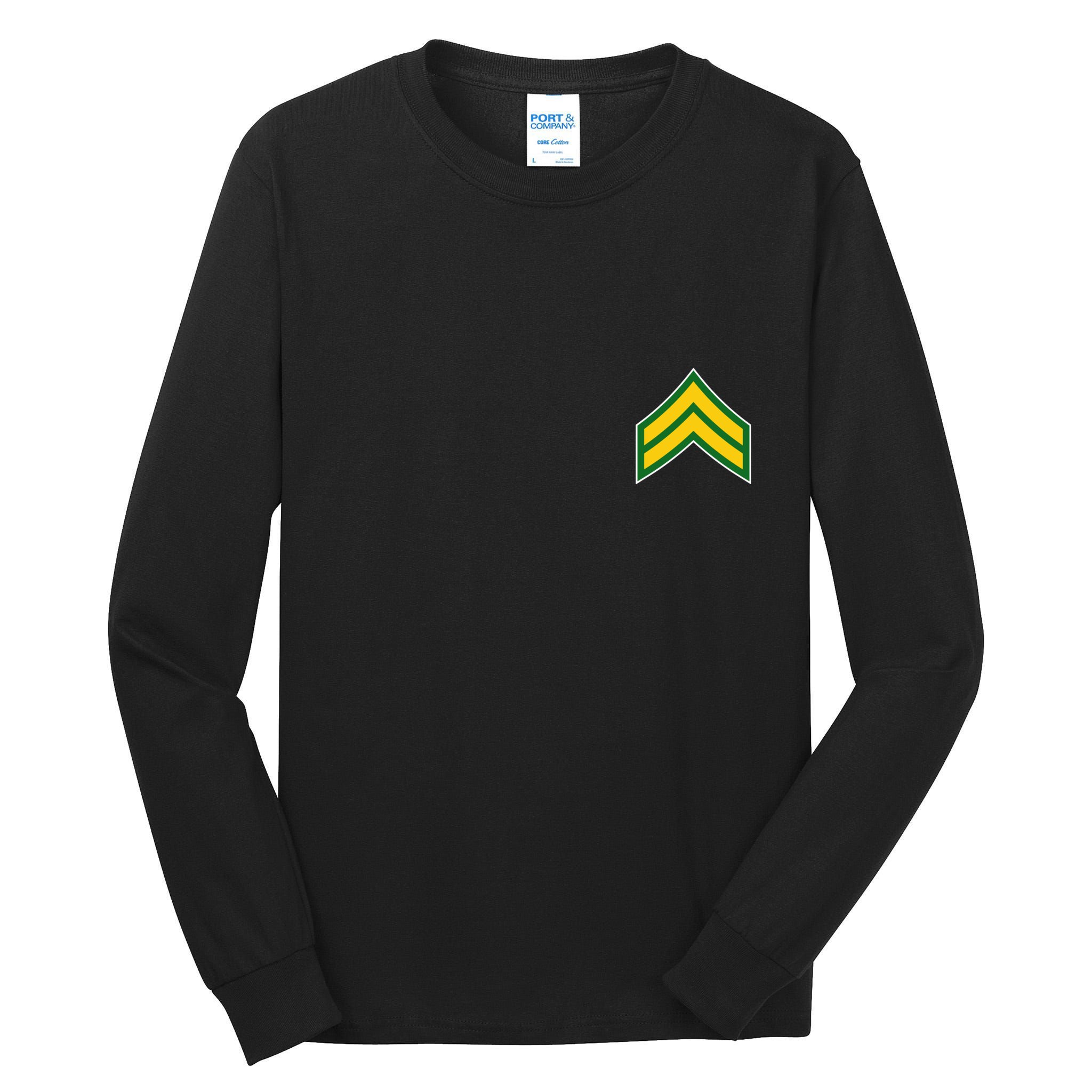 Corporal Military Badge Tall Long Sleeve T-Shirt