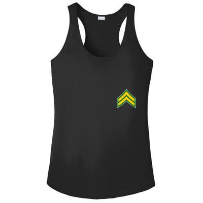 Corporal Military Badge Ladies PosiCharge Competitor Racerback Tank