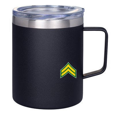 Corporal Military Badge 12oz Stainless Steel Coffee Mug