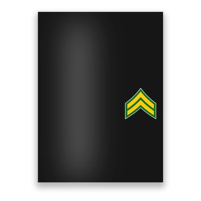 Corporal Military Badge Poster