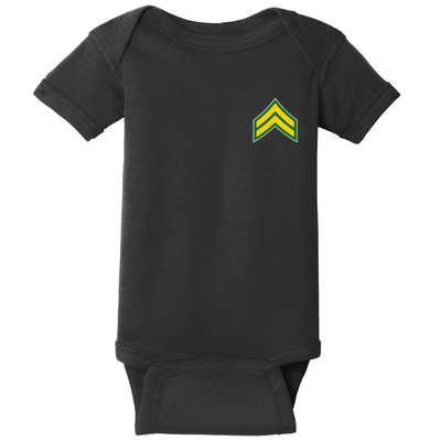 Corporal Military Badge Baby Bodysuit