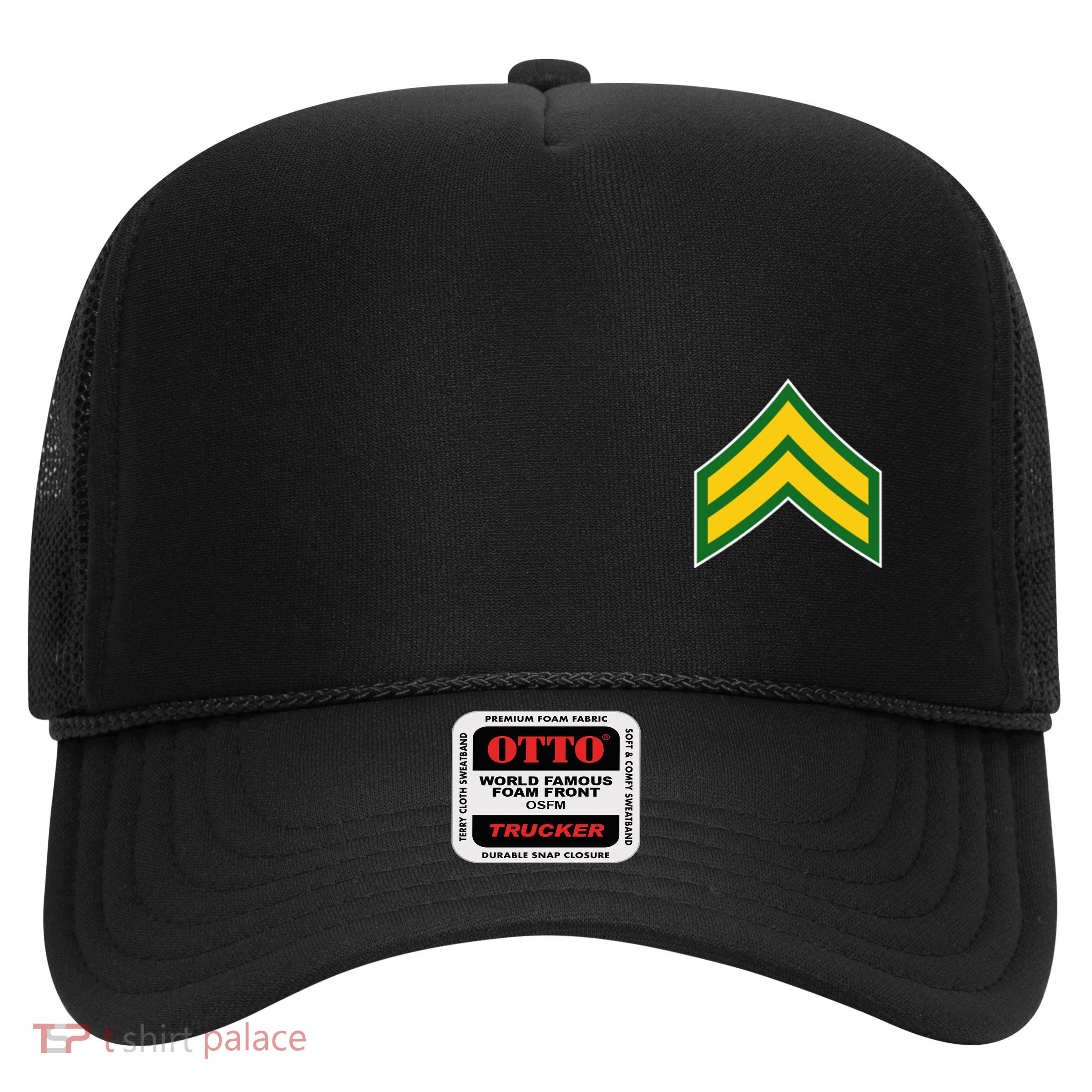 Corporal Military Badge Trucker Hat