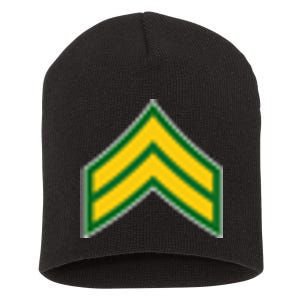 Corporal Military Badge Short Acrylic Beanie