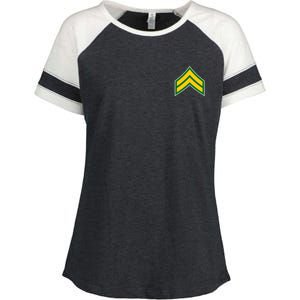 Corporal Military Badge Enza Ladies Jersey Colorblock Tee