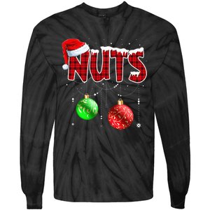 Christmas Matching Couple Family Chestnuts Tie-Dye Long Sleeve Shirt