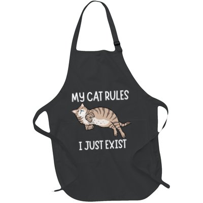 Cute My Cat Clothing My Cat Rules I Just Exist Apron