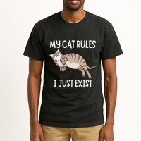 Cute My Cat Clothing My Cat Rules I Just Exist Tall T-Shirt
