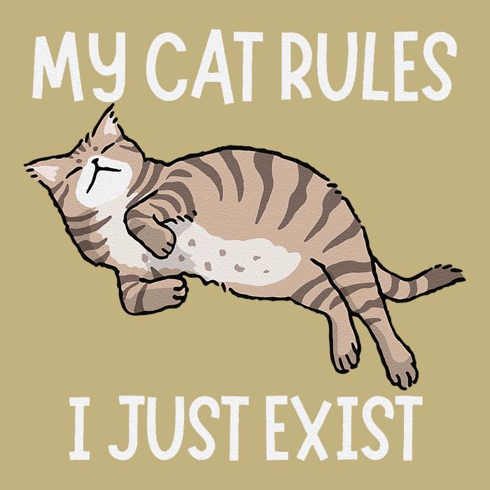 Cute My Cat Clothing My Cat Rules I Just Exist Cooling Performance Crew T-Shirt