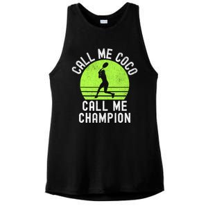 Call Me Coco Call Me Champion Ladies PosiCharge Tri-Blend Wicking Tank