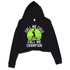 Call Me Coco Call Me Champion Crop Fleece Hoodie