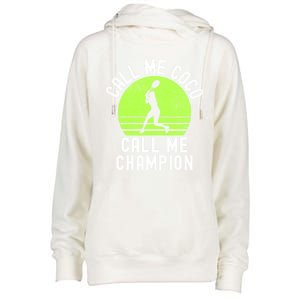 Call Me Coco Call Me Champion Womens Funnel Neck Pullover Hood