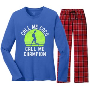 Call Me Coco Call Me Champion Women's Long Sleeve Flannel Pajama Set 