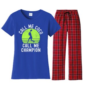 Call Me Coco Call Me Champion Women's Flannel Pajama Set